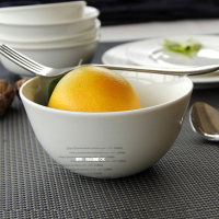 欧式陶瓷沙拉碗汤碗面碗水果碗酒店餐厅餐具批发白色新骨瓷