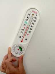 高精准DYWSJ长条温湿度计挂温度计湿度计寒暑表干湿计+50-20