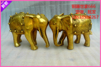 精工开光风水铜器 摆件铜大象吉祥大象吸水招财富贵大象雕塑摆件