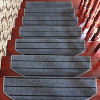 木楼梯地毯 楼梯踏步垫 免胶自粘脚垫 楼梯地毯防滑自吸地垫脚踏