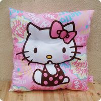 时尚韩版Hello Kitty粉色猫头 卡通粉色坐垫 椅垫