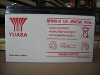 汤浅(YUASA) NPW45-12 免维护蓄电池 12V9AH 太阳能电瓶 UPS电源