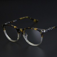 新款 佐川藤井73658复古人气克罗心金属板材近视眼镜框架男女大框