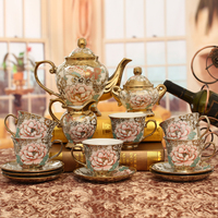 整套咖啡杯咖啡具 欧式茶杯茶具套具 创意下午茶套装送勺子送架子