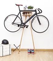 bookbike自行车停车架/木质停车柜 墙壁挂钩停车架 德国设计
