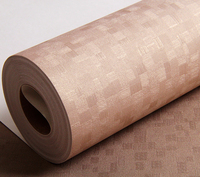 现代清新简约素色藤条竹编瓷砖马赛克条纹PVC防水耐擦洗壁纸墙纸