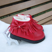 韩版新款女童公主鞋棉鞋 儿童保暖鞋短靴耐磨软底宝宝鞋学步鞋潮