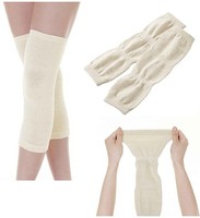 日本代购蚕丝绢丝男女士兼用保暖护膝舒适护膝盖关节炎空调房护膝