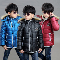 童装男童棉衣2015新款冬装韩版棉服外套加厚中长款中大童儿童棉袄