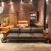特价美式乡村法式复古简约现代实木沙发小户型休闲客厅沙发组合