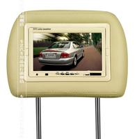 7寸通用头枕显示器改装显示器液晶屏电视2路视频接DVD汽车显示器