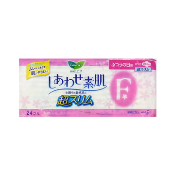 日本直邮代购 花王F系列日用20.5cm24片卫生巾LAURIER 国内现货