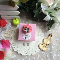 2015新品包邮喜糖盒浪漫创意纸盒子欧式礼品方形玫瑰纸花成品批发