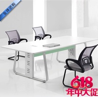 福州办公家具办公桌简约现代时尚办公室开会洽谈桌椅会客会议桌