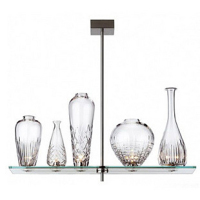 意大利时尚五头玻璃瓶子吊灯 简约现代客厅 卧室 高档办公室吊灯