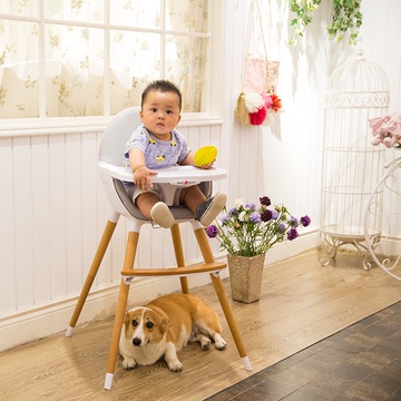 babymaxim婴儿童餐椅便携多功能宝宝椅小孩吃饭餐桌椅可调节实木