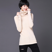 秋冬新款女装韩版女士羊毛衫高领套头修身打底衫短款针织衫毛衣潮