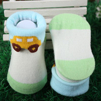 6双装 小博士小蓓蓓四季模型袜 纯棉卡通图案宝宝儿童袜 正品销售