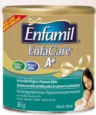 加拿大美赞臣1段Enfacare A+ 早产儿奶粉一段363克DHA&ARA直邮