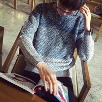 2015秋冬季男士毛衣外套潮学生韩版修身英伦针织衫时尚潮流日系