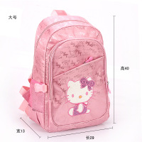 包邮小学生书包1-3-6年级女童KT双肩韩版儿童超轻韩版可爱猫背包