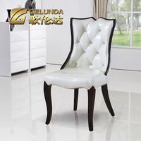 歌伦达韩式实木餐椅 椅子 酒店椅 欧式时尚皮革座椅特价C969