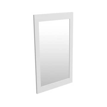 正品卡丽 莎菲挂墙式镜子-白色烤漆方形浴室镜17626T-WF 促销