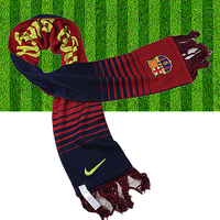 免邮！正品Barcelona巴塞罗那梅西足球球迷围巾547136-410