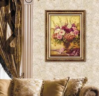 欧式花卉DIY钻石画最新5D十字绣客厅卧室装饰画壁画方钻满钻A384
