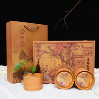 礼盒装茶叶送礼安溪铁观音高档木质礼盒装复古特级浓香型秋茶250g