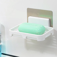 双庆家居 强力吸盘沥水肥皂盒 浴室吸盘式肥皂盒吸墙香皂盒肥皂架
