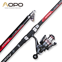 AOPO海竿2.7 2.1米超硬海杆套装碳素钓鱼竿远投竿抛竿渔具特价