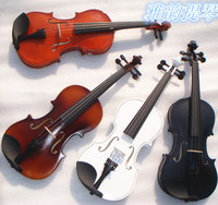 初学者成人儿童小提琴/白色小提琴/初学小提琴120全套特价包邮