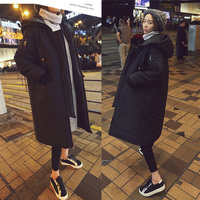 2015冬装新款中长款面包服羽绒棉服女韩国宽松加厚棉衣外套女学生