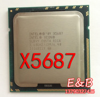 四核之王 至强X5687 CPU 3.6G/12M 四核八线程 正式版 还有 X5677