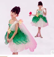 新款六一儿童节花仙子舞蹈表演裙女童集体演出服装花裙小荷风采