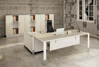 现货办公家具1.8米板式钢脚经理桌主管台中班桌简约时尚cUEXFbXN