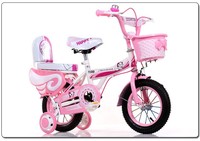 新款公主儿童自行车包邮3-6岁小孩宝宝童车带靠背12寸14寸16童车