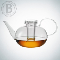 B等品德国耶拿尔JENAER耐热玻璃大号茶壶耐热水壶(带茶漏）1.5L~