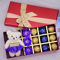 七夕情人节礼物巧克力礼盒装生日送女友男友老婆表白代写卡片礼品