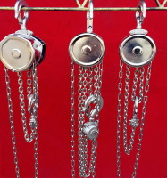 不锈钢手拉葫芦圆形整体不锈钢链条手动葫芦卷扬机防腐蚀吊运机