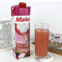 泰国进口纯果汁饮料 Malee玛丽山竹混合果汁1升 早餐饮品