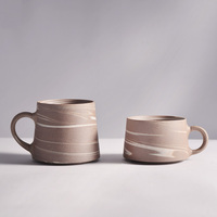 创意简约陶瓷咖啡杯个性带把手大容量马克杯情侣喝水杯子手工茶杯