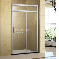 非标整体浴室玻璃门定制一字型隔断钢化玻璃推拉门整体淋浴房包邮