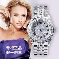香港Savina正品满钻全钻学生女表水钻奢华气品质优雅防水女士手表