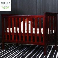 塔罗婴儿床实木 澳洲松木环保漆BB宝宝床出口多功能儿童床少年床