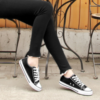 2015春季新款帆布鞋女韩版潮流纯色低帮休闲女鞋布鞋单鞋学生鞋