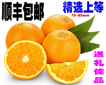 果园现摘孕妇脐橙比赣南甜橙新鲜橙子70-85MM有机水果10斤9省包邮