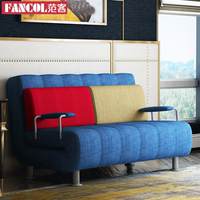 范客 家具 小户型 沙发床 客厅可折叠 现代简约双人布艺沙发|2803
