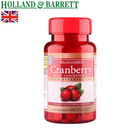 Holland&Barrett  英国原装 浓缩蔓越莓营养片 天然萃取100粒/瓶